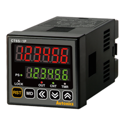 CT6S-1P2  48x48 6 Hane 24VAC/DC Dokunmatik Sayıcı